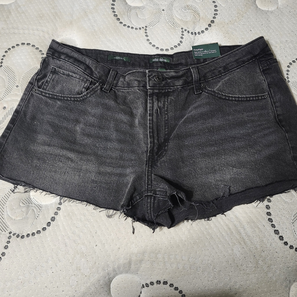 Wild Fable Charcoal Denim Shorts